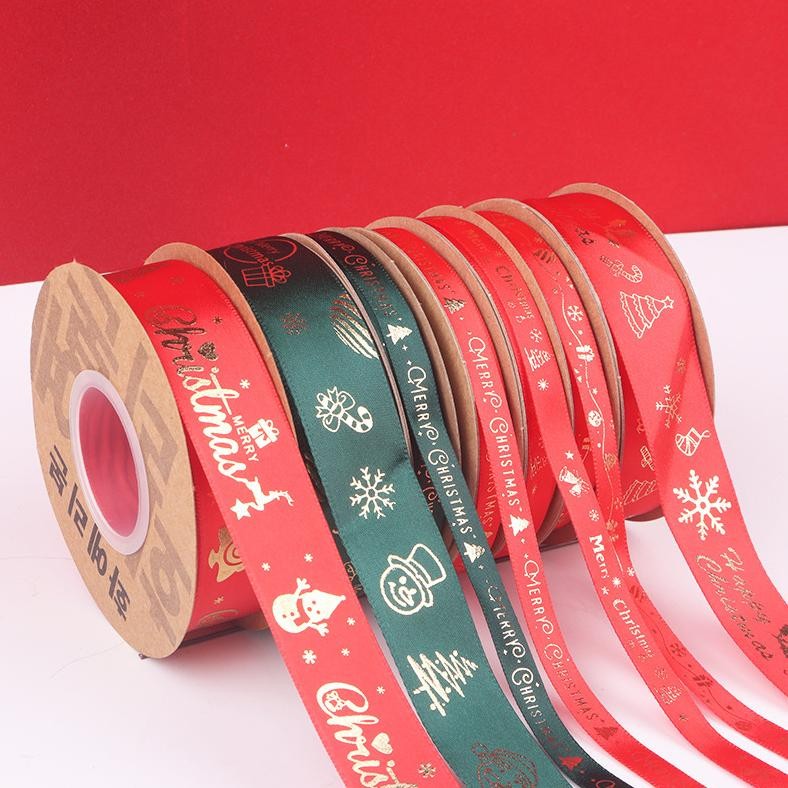 

1 ROLL Pita Natal 2,5cm - Ribbon Premium Christmas PS112