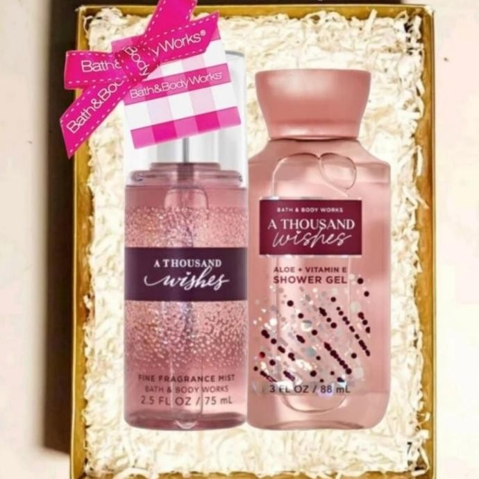 

BEBAS ONGKIR - GIFTSET A THOUSAND WISHES HAMPERS BATH AND BODY WORKS