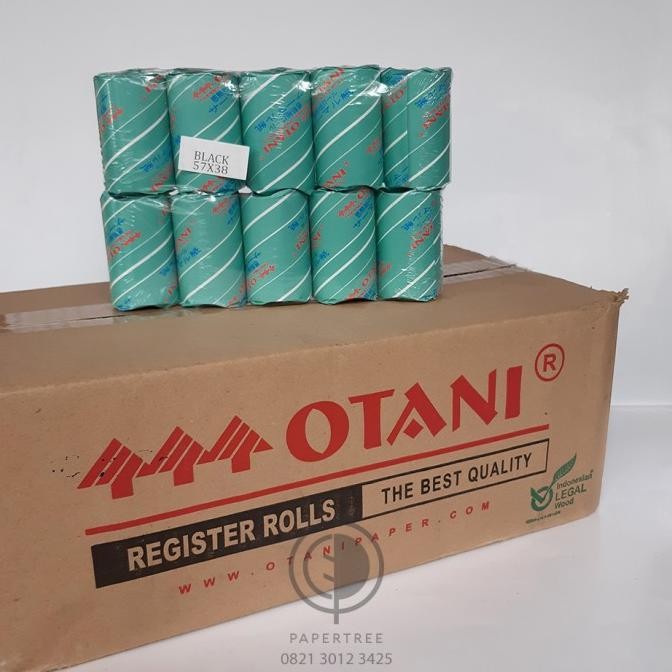 

TERBARU - [DUS] Register Rolls / Kertas Struk Thermal Merk Otani Uk. 57 x 38 mm