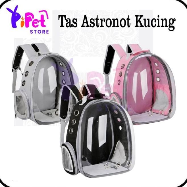 Tas Astronot Kucing Anjing Tas Transparan Pet Cargo