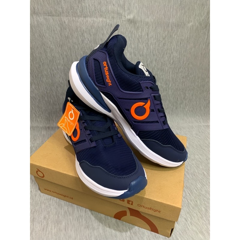 sepatu running ORTUSEIGHT NAVY pria/wanita terbaru