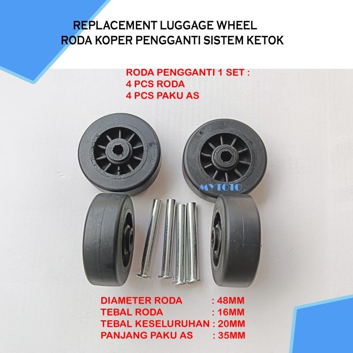 TERBARU Roda Koper Roda Koper Pengganti RODA PUTAR 360 replacement