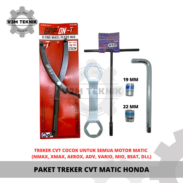 PAKET HONDA Treker CVT GRIP ON MAX / Paket Treker CVT Motor Matic