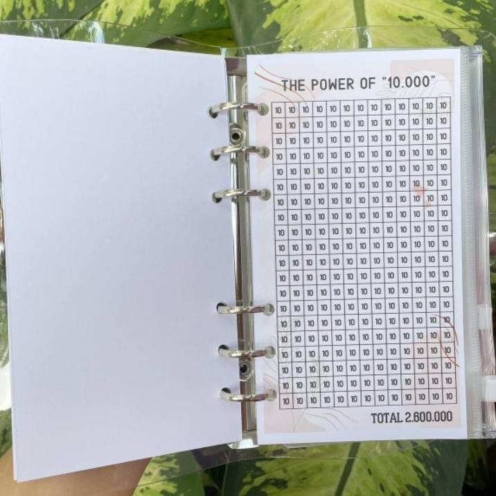 

Binder Transparan 1 Paket A6 Notebook Financial Planner Sinking Funds Saving Challenge Ziplo Zipper Lo Loose Leaf Notepad Agenda Celengan Target