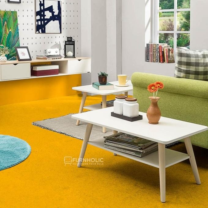 IFURNHOLIC Malena Coffeee Table | Meja Tamu Minimalis | Sofa Table
