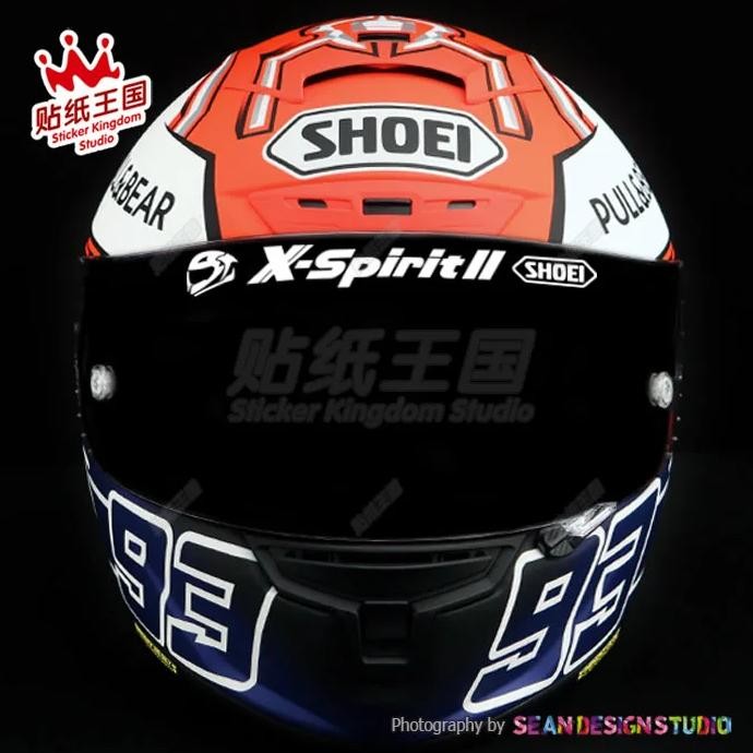 for shoei gt air x14 z7 z8 helmet lens motorcycle motor bike waterproof decals reflective sticker 01