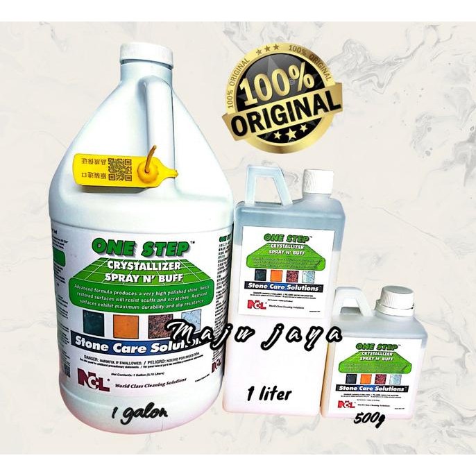 TERLARIS - Kristalisasi one step marmer granit pelapis coating pada lantai