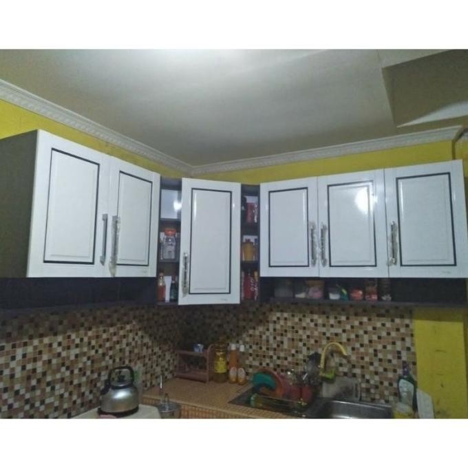 Kitchen Set Atas Letter L / Lemari Gantung Dapur Minimalis 867
