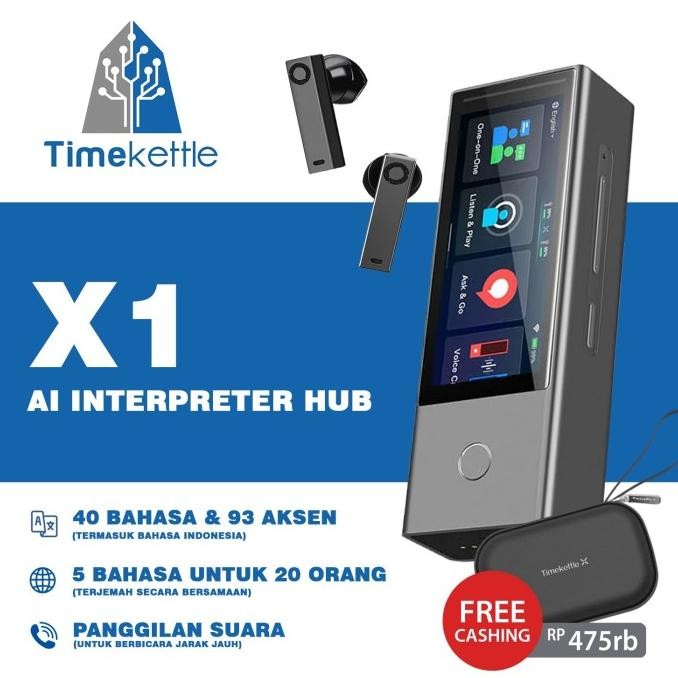 TERLARIS - Timekettle X1 translator alat penerjemah bahasa