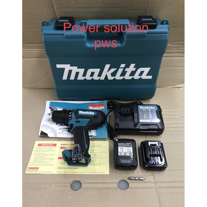 Mesin Bor Baterai Cordless Drill Makita DF 333 D / DF333D Murah