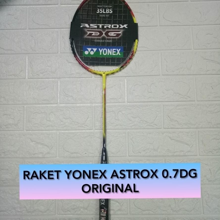 Kualitas Orginal NEW RAKET BADMINTON YONEX ASTROX 0.7 DG ORI FREE TAS SENAR TAS GRIP