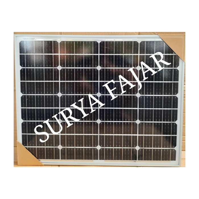 Ready Stock Solar Panel Solar Cell Panel Surya 50Wp Mono 60Wp Monocrystalline
