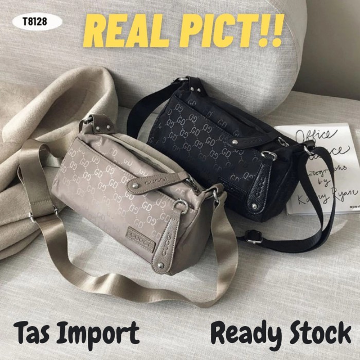BOOM SALE Tas Selempang Wanita Import Warna Hitam Khaki Coklat Merk Ouogi