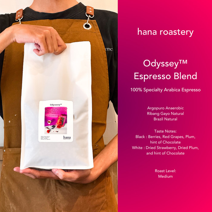 

MURAH Odyssey Espresso Blend - 1000 gr - Espresso Roast - Hana Roastery