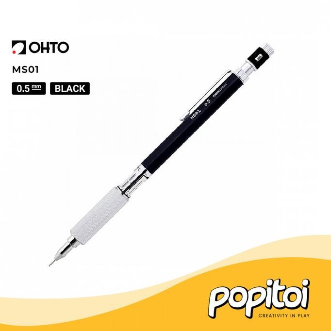 

OHTO MS01 Mechanical Pencil 0.3 0.5 mm Pensil Mekanik Cetek Gambar Sketch Sketsa