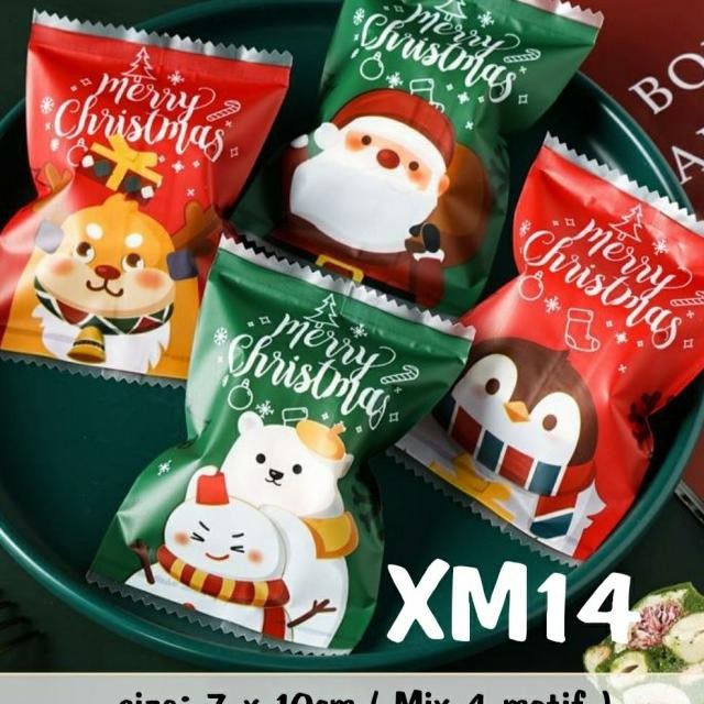 

Plastik Cookies Xm14 Plastik Biskuit Nastar Nougat Plastik Natal