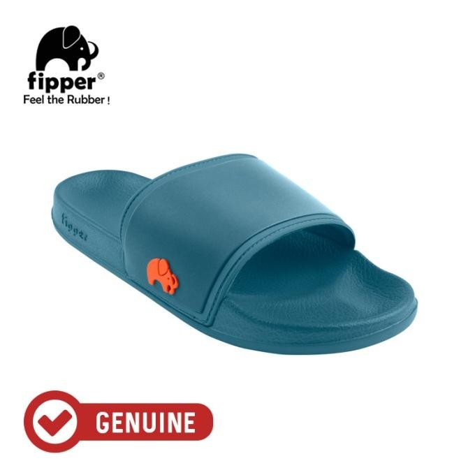 Fipper Slip On Petite Blue Snorkel Orange