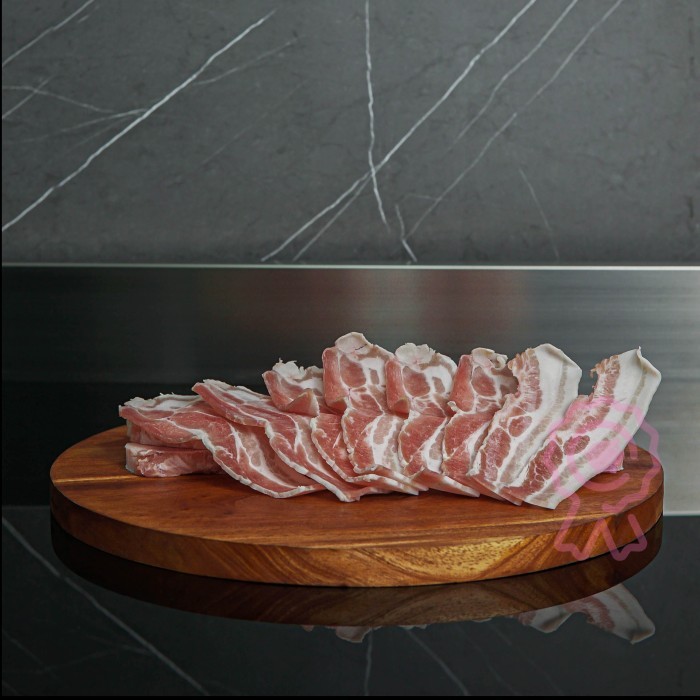 

Import (Denmark) - Samcan (Pork Belly) Skin off Shabu-Shabu Slice 250G