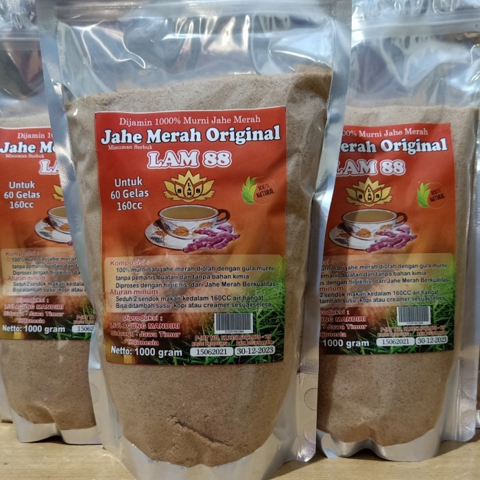 

Paling Baik Jahe Merah Original Instan 1 Kg Paket 3 Kg Lebih Murah