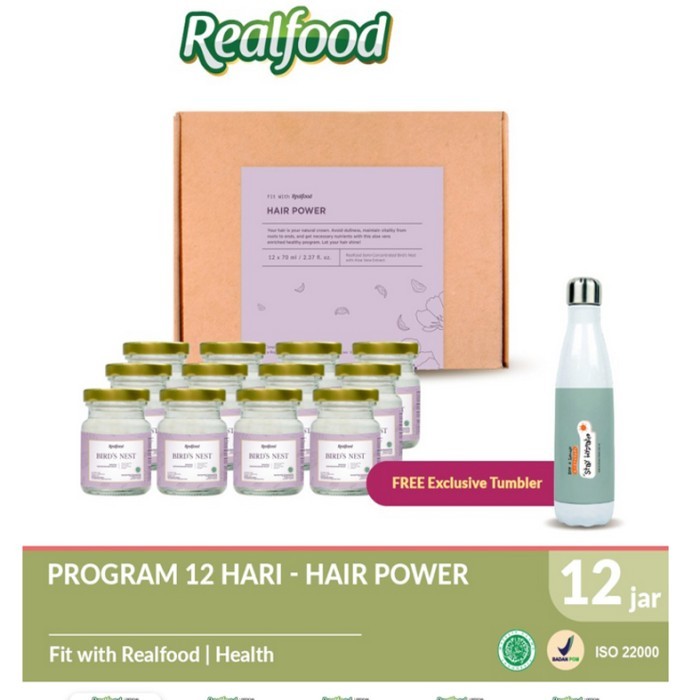 

Banyak Dicari Real Food Hair Power - Minuman Sarang Burung Walet (12 Botol)