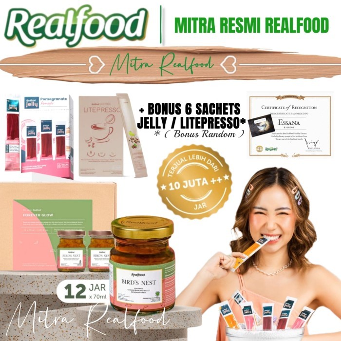 

Terlaris Realfood Forever Glow 12 Jar (Minuman Sarang Burung Walet)