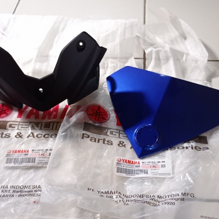 VISOR PLUS DUDUKAN VISOR YAMAHA AEROX 125 ORIGINAL BARU