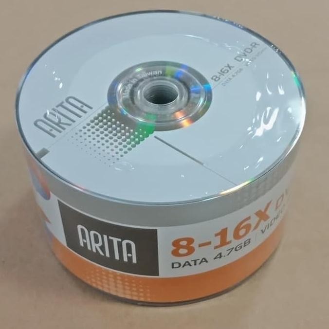 

TERSEDIA ARITA DVD-R 16X WHITE BULK50