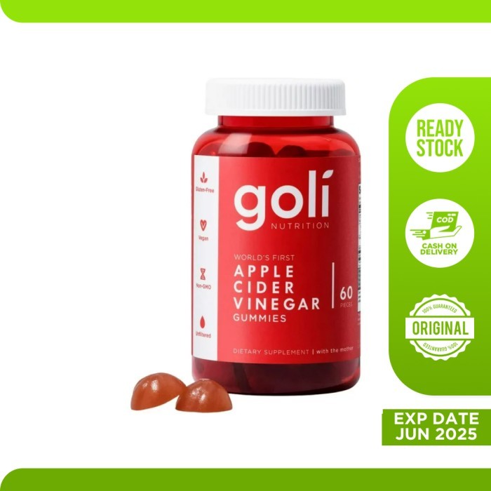 

JUAL Vitamin Apple Cider Vinegar Goli 60 Gummies - Pencernaan Diet Diabetes