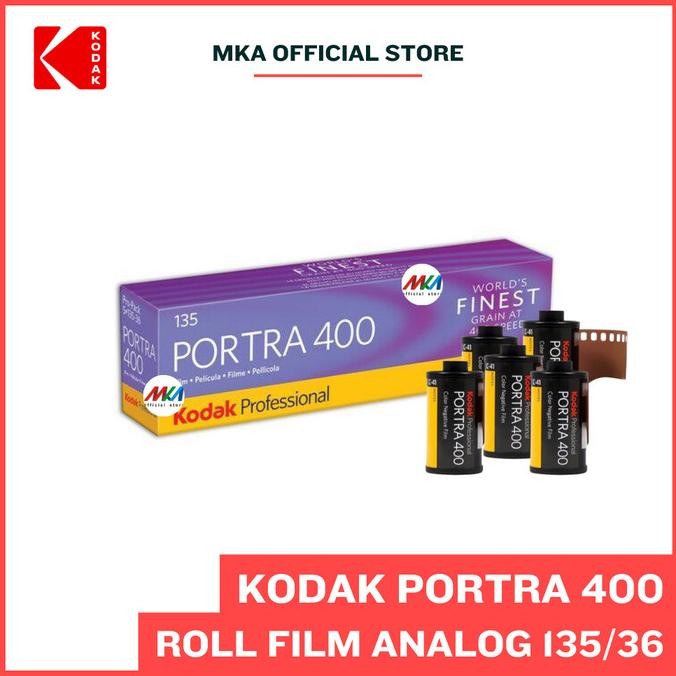 

TERSEDIA FILM KODAK PORTRA ISO 400 PRO PACK 135-36 1 ROLL