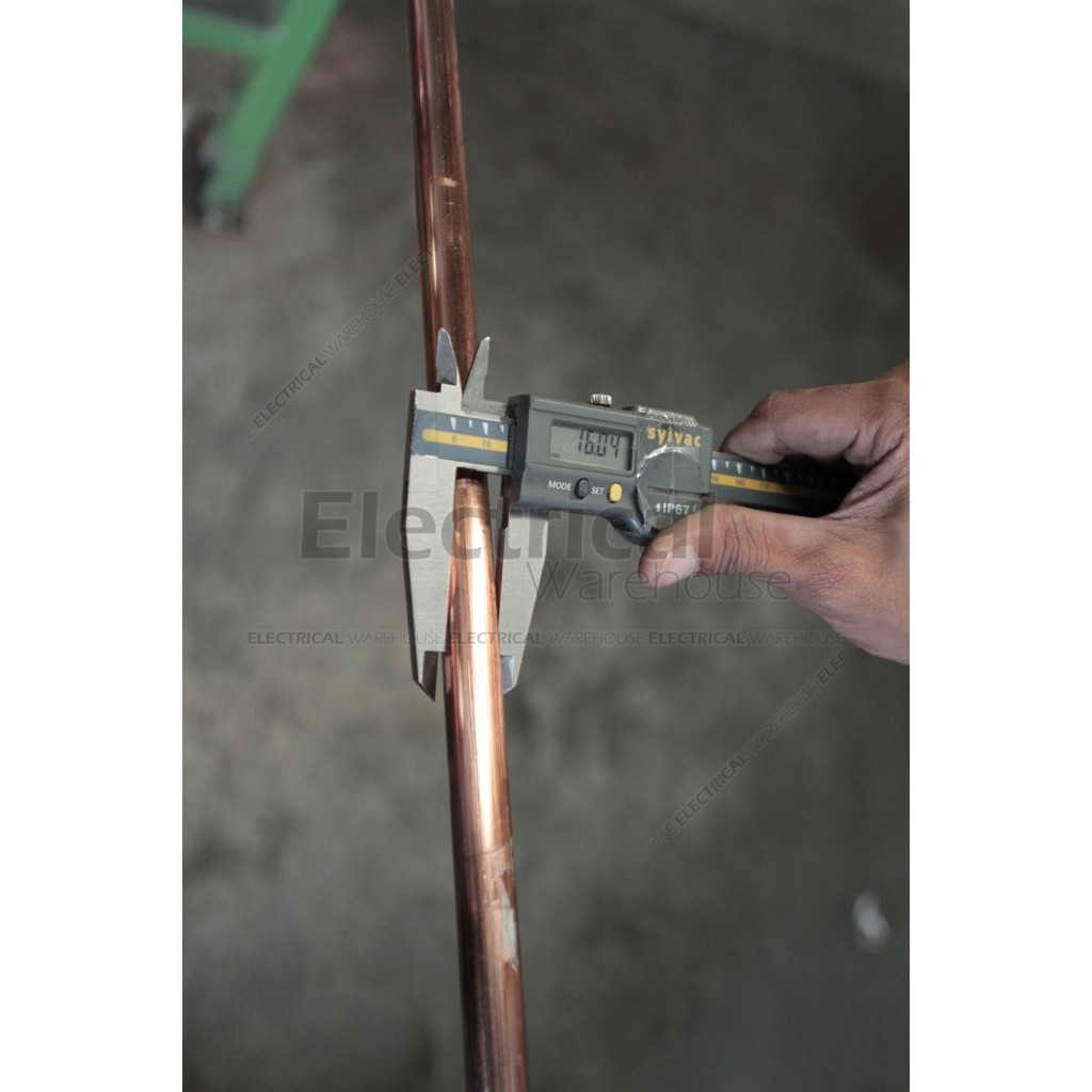 Copper Rod 5/8 Inch Full 16Mm 3 Meter ( Ground, Grounding Tembaga 3M) Harga Promo