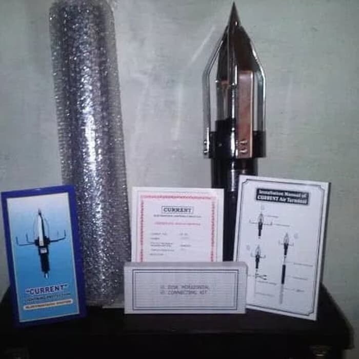Current Penangkal Petir Cr120 Lighting Protection Current Radius 120 M Harga Promo