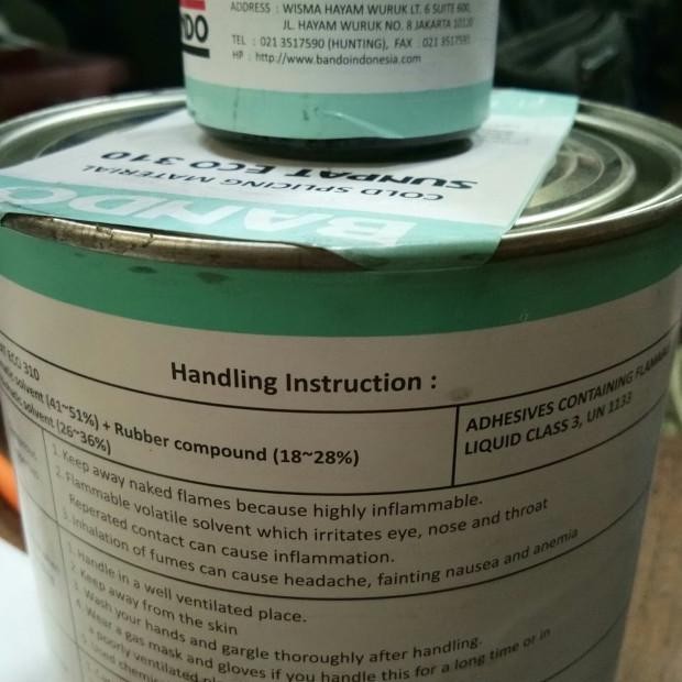 Lem Karet Merk Bando