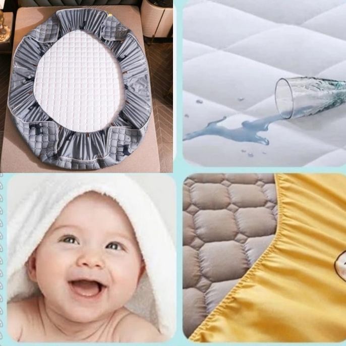 Sprei Waterproof Impor Anti Air 180x200 Seprei 180x200 Anti Air Ompol
