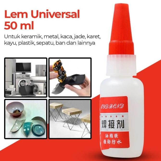 

TERBARU - Lem Universal Serbaguna Super Glue Cepat Kering Untuk Kayu Plastik DLL