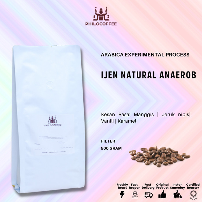 

Biji Kopi Arabika Ijen Natural Anaerob 500G