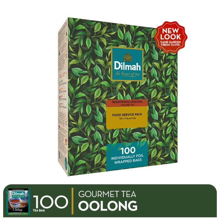 

Dilmah Foil Envelope Traditional Oolong 100S - Teh Celup