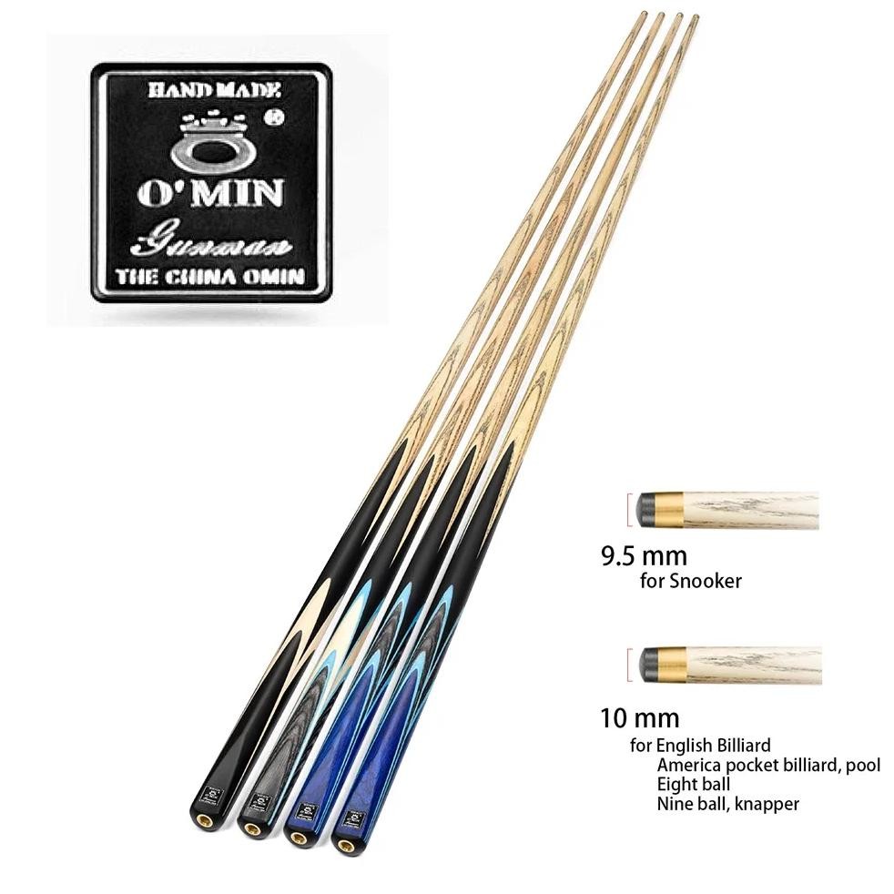 new omin gunman jo-2 one 1 piece single pool snooker & billiard cues handmade snooker cue stick bras