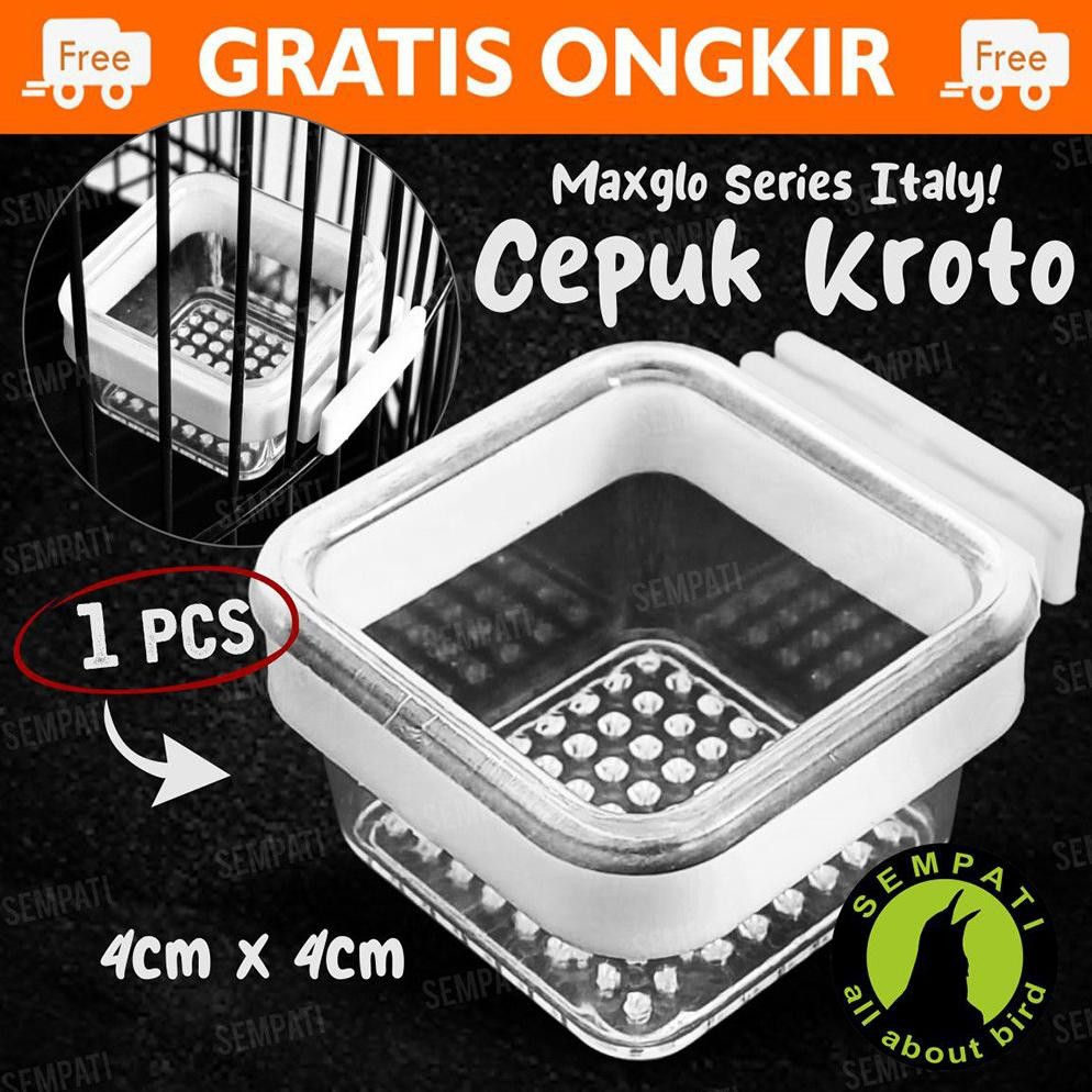 Cepuk Kroto Kotak Maxglo Max Glo Cepuk Wadah Ulat Jangkrik Pur Kotak Bening Transparan Wadah Tempat 