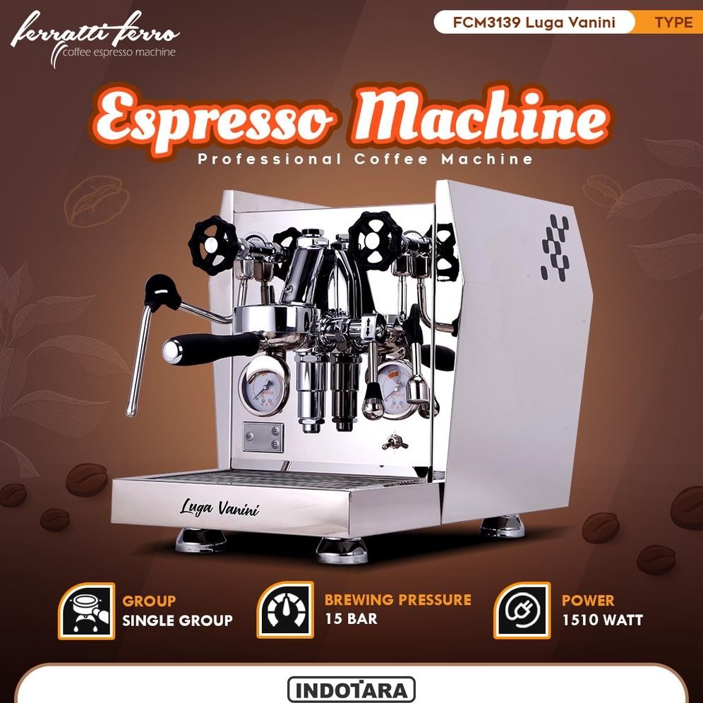 Ndala Mesin Kopi Espresso Ferratti Ferro Fcm3139 Luga Vanini