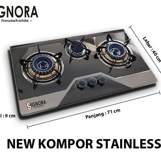 Kompor Stainless Signora/Kompor Signora/Kompor Gas