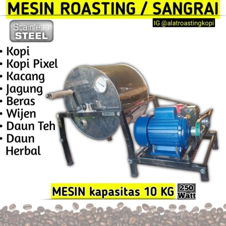 Anton Coffee Roaster Mesin Roasting Kopi Mesin Sangrai Kopi Roaster Kopi Mesin 10 Kg