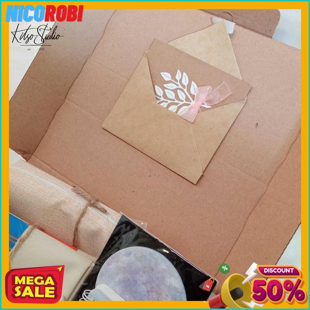 

[Kitso] Hampers Korean Gift Box Tote Bag Stationery Aesthetic Untuk Kado Ultah / Wisuda / Anniv (Lagi Rame)