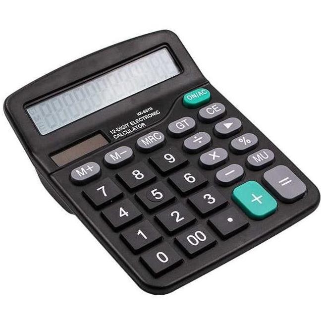 

Kalkulator Elektronik 12 Digit Pakai Baterai AA / Calculator 12 Digit