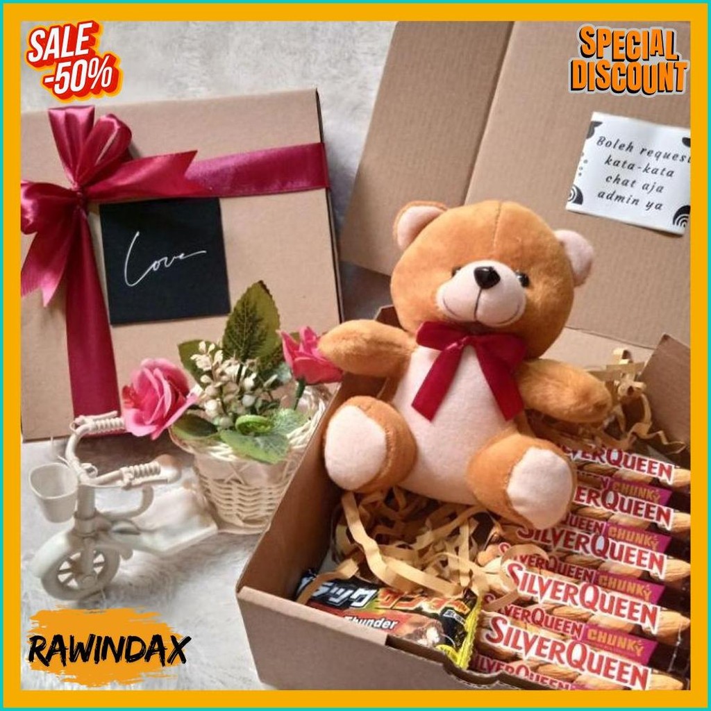 

Hampers Coklat Love Valentine Kado Ulang Tahun Aniversary Wisuda Cewek Cowok (Cod)