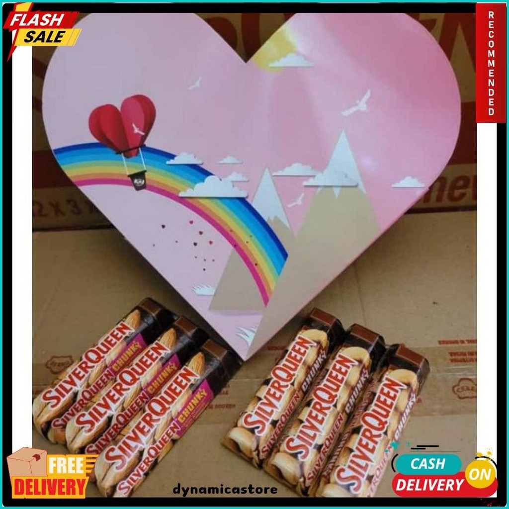 

Hampers Coklat Love Valentine Kado Ulang Tahun Aniversary Wisuda Cewek Cowok (Murmer)