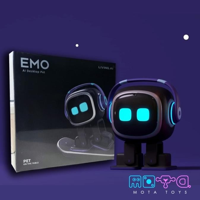 BEBAS ONGKIR - EMO A.I. Desktop Pet Emopet AI Smart Robot Interactive Adaptive Robot