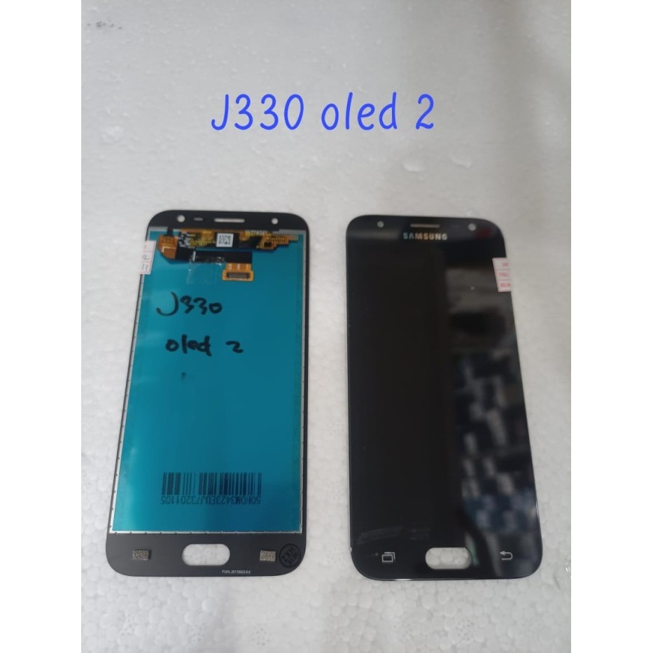 lcd samsung j330g 2017 pro j3 pro hitam/gold
