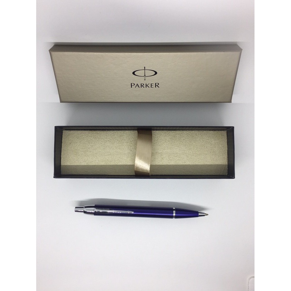 

Farizal - Parker Im Ballpoint Biru Chrome Trim Klip Silver