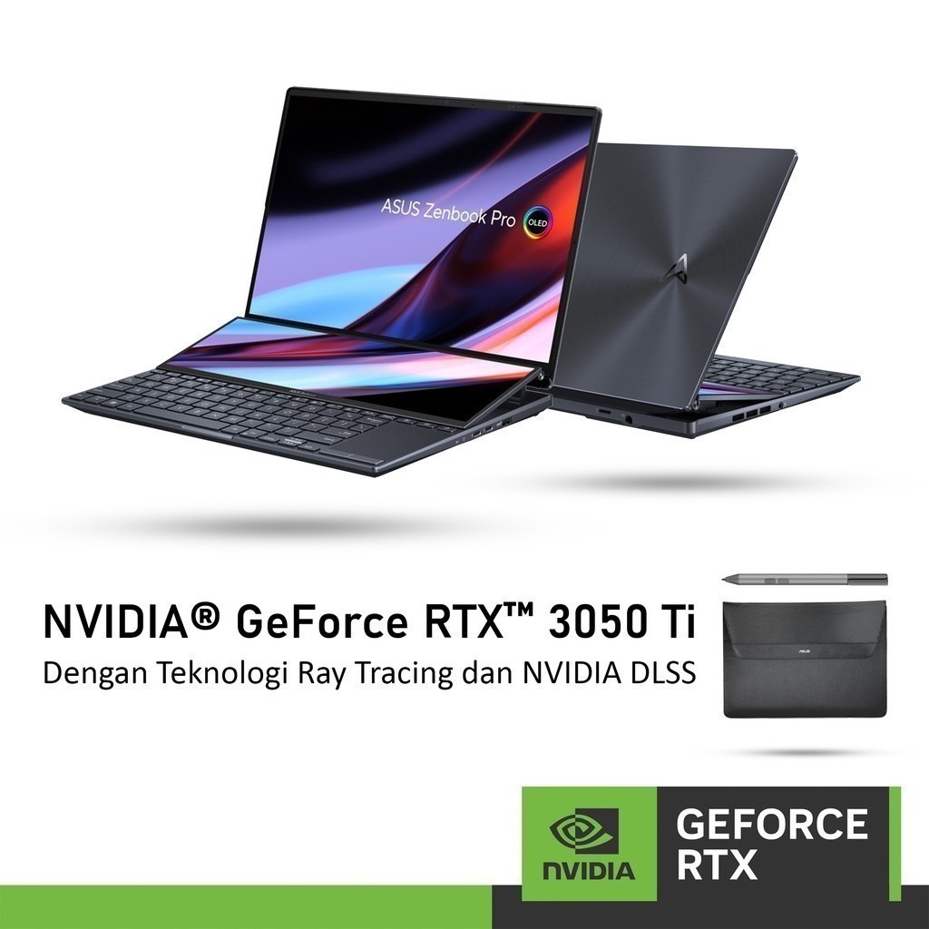 Asus Zenbook Pro Duo 14 UX8402ZE GeForce RTX™ 3050 Ti - I7 12700H 16GB 512SSD