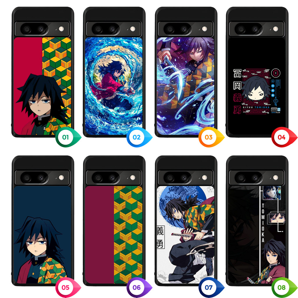 Case Casing Custom Google Pixel 9 8 7 6 5 4 4A 3 3A 2 Pro XL 4G 5G Tomioka Demon Slayer FDZ0088